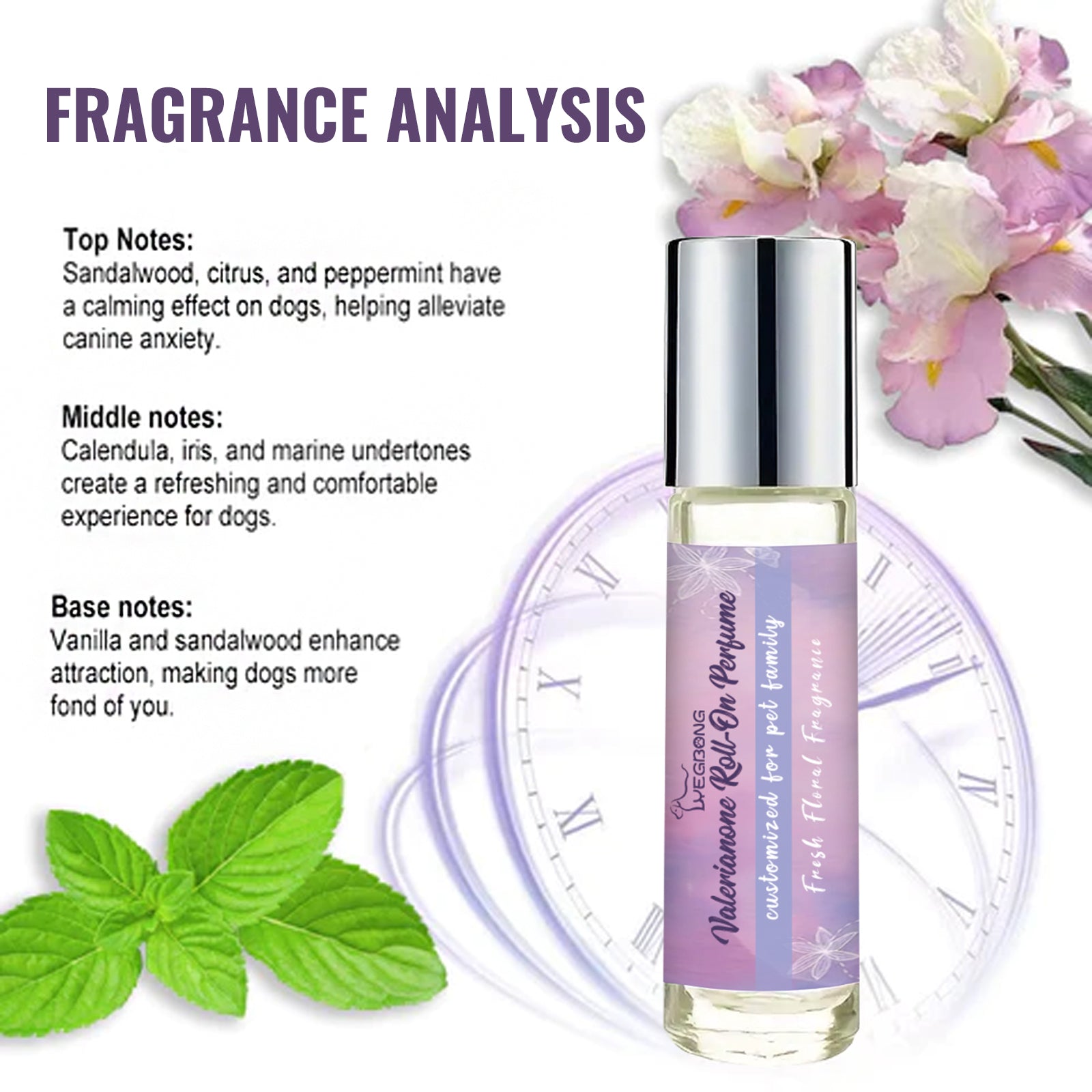 Valerianone Roll-On Perfume, Relax Your Pet To Ease Your Dog's Anxiety Pet Roller Perfume